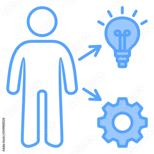Skill Blue Icon