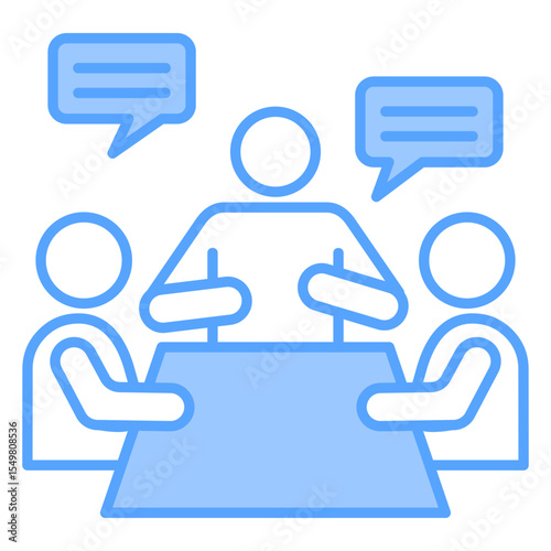Mentoring Blue Icon