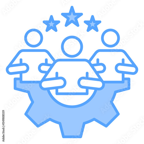 Employee Blue Icon