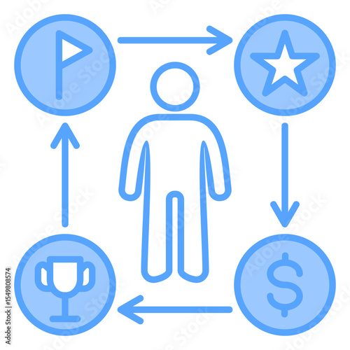 Ability Blue Icon