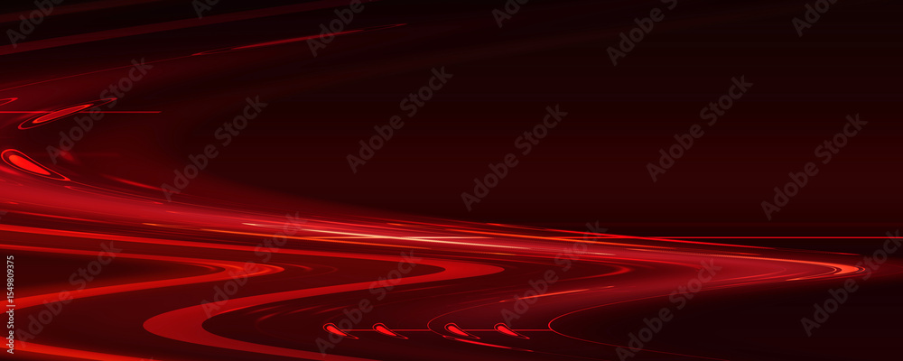 Fototapeta premium 2d illustration Abstract futuristic electronic circuit technology background