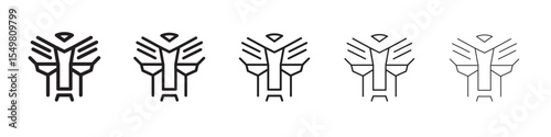 Heavy metal icon vector illustration isolated