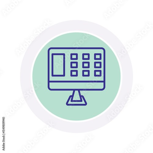 Vector Illustration Display vector, pixel perfect, illustrator file 
