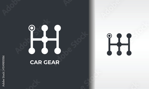 Car Gear Vector, Icon Or Logo Sign Isolated Symbol Illustration