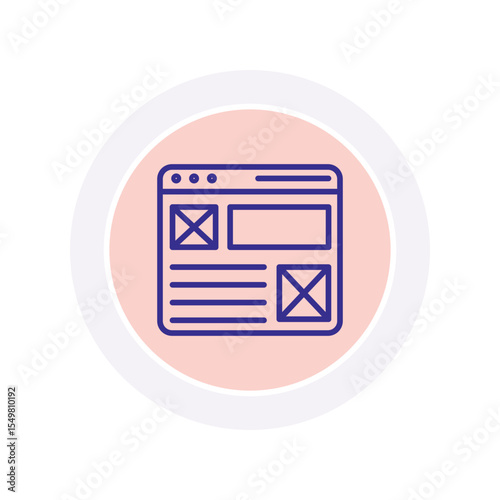Wireframe Mockup vector, pixel perfect, illustrator file 
