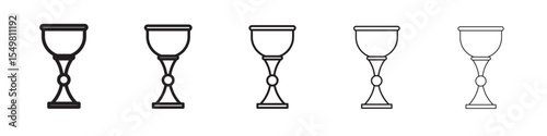 Holy chalice icon vector illustration isolated