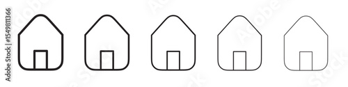 Home icon vector illustration isolated