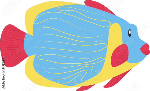 Colorful fish illustration