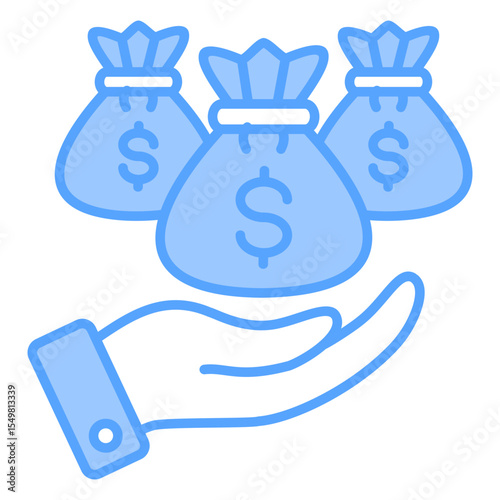 Loan Blue Icon