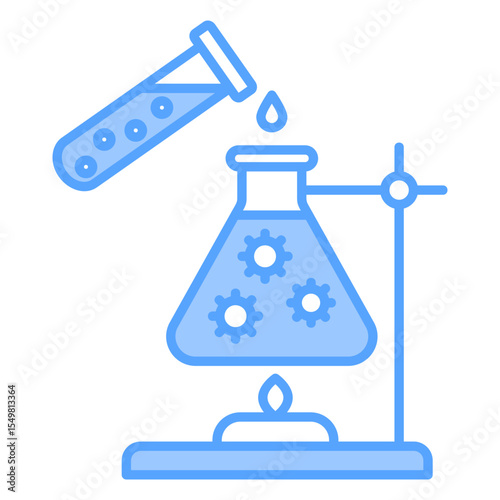 Chemistry Blue Icon