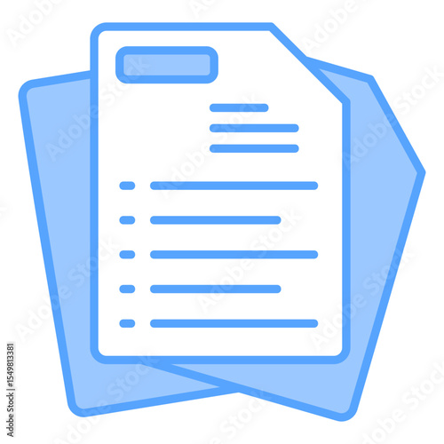 Document Blue Icon