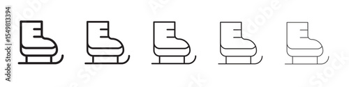 Ice skates icon vector illustration isolated
