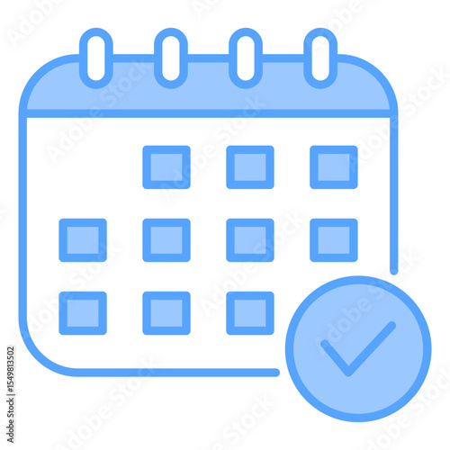 Calendar Blue Icon