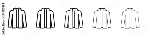 Jacket icon vector illustration isolated