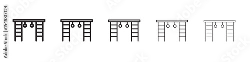 jungle gym icon vector illustration isolated