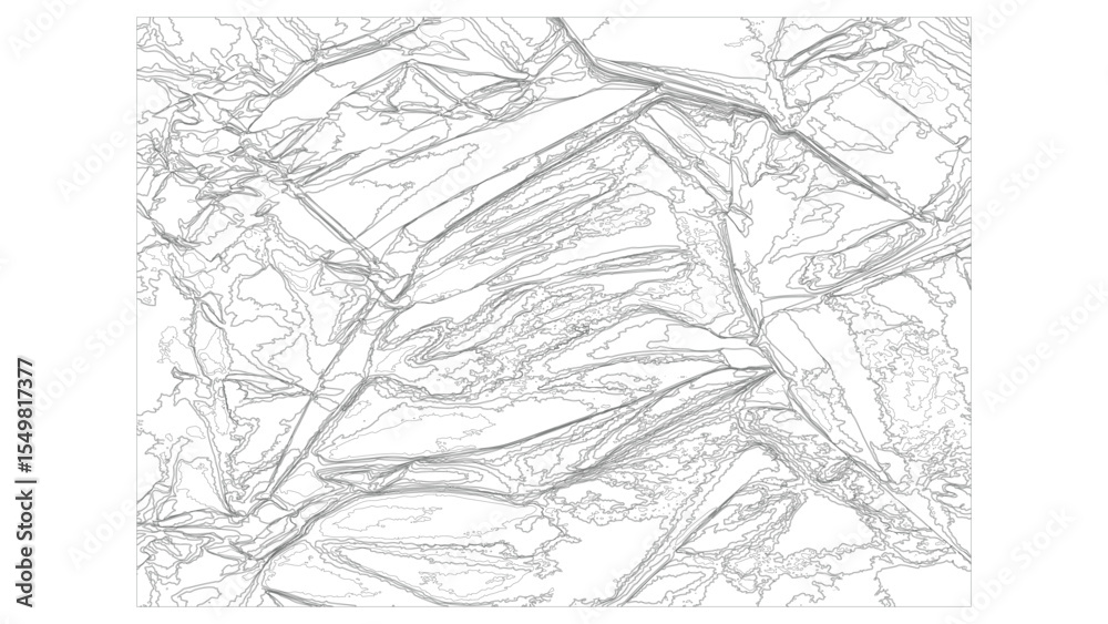 Fototapeta premium Hand Drawn Crumpled Paper Texture Line Art Vector Design