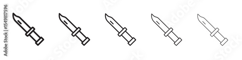 Knife icon vector illustration isolated
