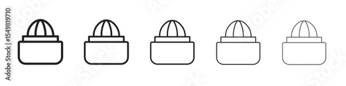 lemon squeezer icon vector illustration isolated