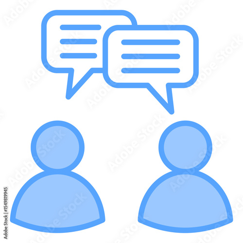 Communication Blue Icon