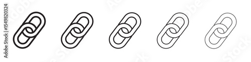 Link chain icon vector illustration isolated