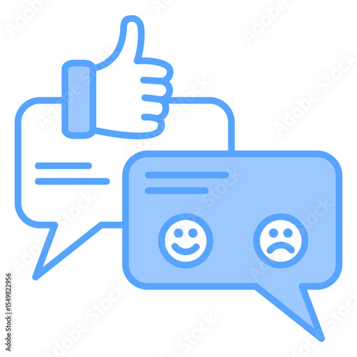 Feedback Blue Icon
