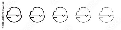 Macadamia nut icon vector illustration isolated