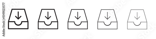 Mail box icon vector illustration isolated