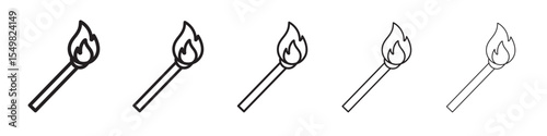 Matches icon vector illustration isolated