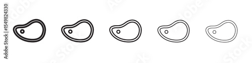 Meat icon vector illustration isolated