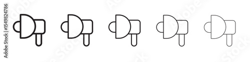 Megaphone icon vector illustration isolated