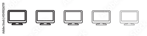 monitor icon vector illustration isolated