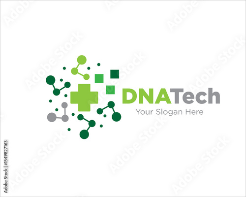 dna tech logo designs for health service
