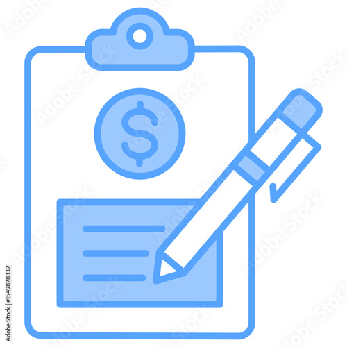 Valuation Blue Icon