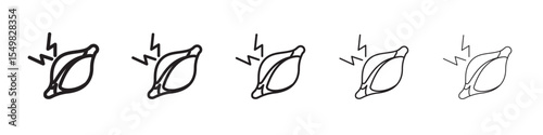 Muscle pain icon vector illustration isolated