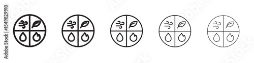 Natural resources icon vector illustration isolated