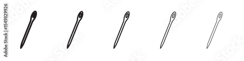 Needle, threads icon vector illustration isolated