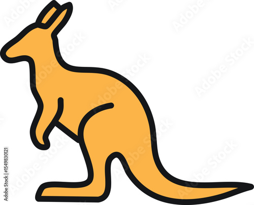 kangaroo vector illustration