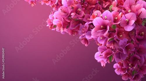Beautiful Pink Bougainvillea Flowers