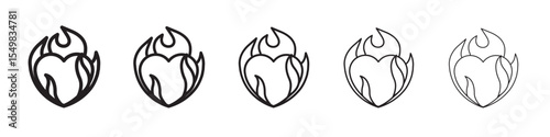 Passion icon vector illustration isolated