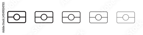 Passport reader icon vector illustration isolated