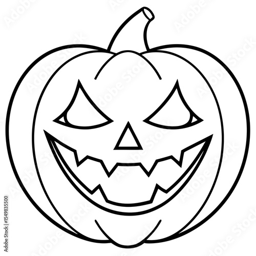 Halloween line art vector