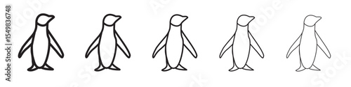 Penguine icon vector illustration isolated