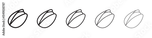 pistachio icon vector illustration isolated