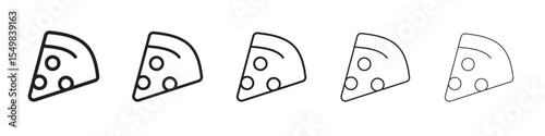 Pizza icon vector illustration isolated