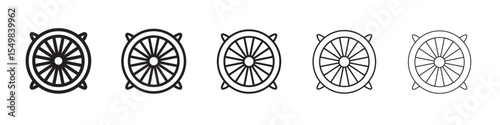 Plane turbine icon vector illustration isolated