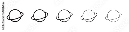Planet icon vector illustration isolated