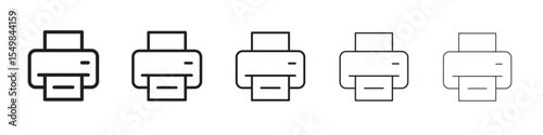 Printer icon vector illustration isolated