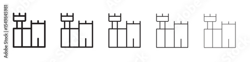 Prison icon vector illustration isolated