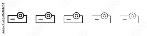 Projector icon vector illustration isolated