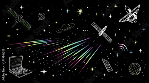 Exploring Space Satellites  Satellites  and the Universe